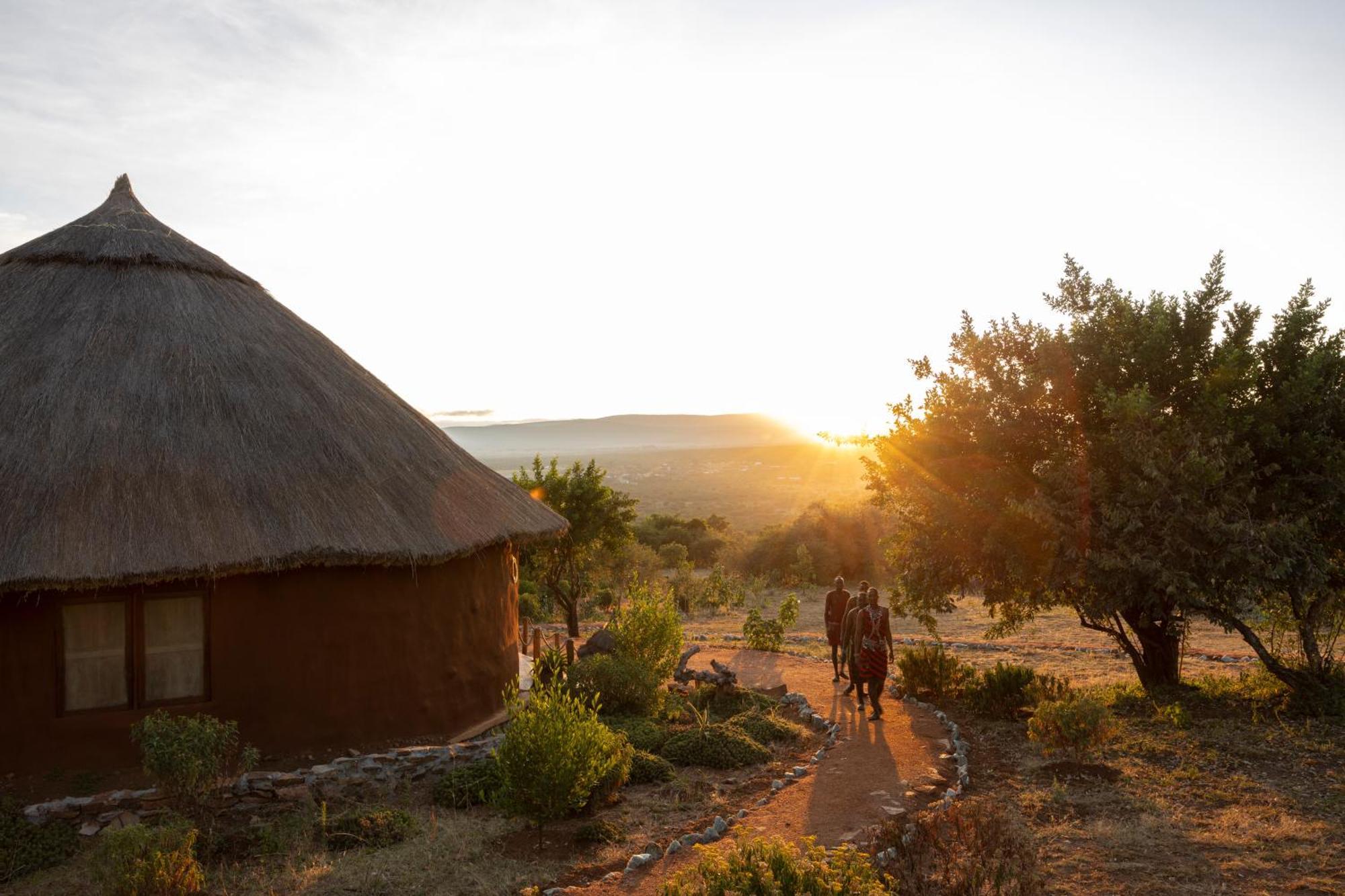 Africa Safari Maasai Boma Vila Serengeti Exterior foto